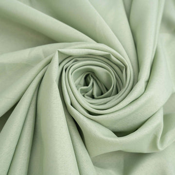 Create an Enchanting Atmosphere with the Sage Green Seamless Polyester Round Tablecloth 108