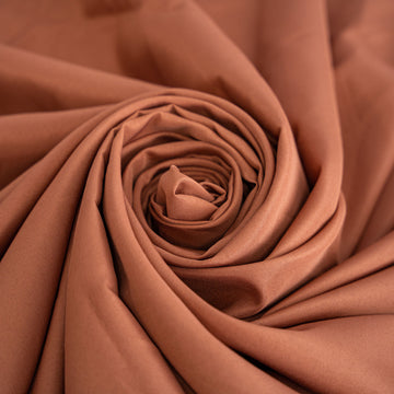 Enhance Your Dining Experience with the Terracotta (Rust) Round Tablecloth