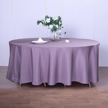 Seamless Violet Amethyst Polyester Tablecloth 120 Inch Round