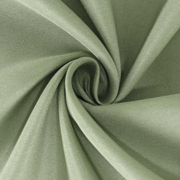 Unleash Your Creativity with the Dusty Sage Green Seamless Polyester Round Tablecloth 120