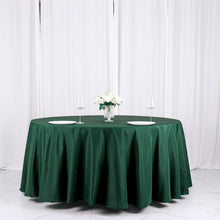 Hunter Emerald Green Round 120 Inch Polyester Tablecloth