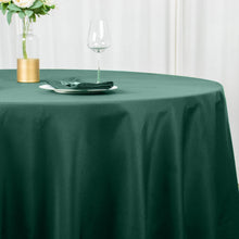 120inch Hunter Emerald Green 200 GSM Seamless Premium Polyester Round Tablecloth