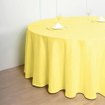 Create a Stunning Yellow Event Decor with the Perfect Tablecloth