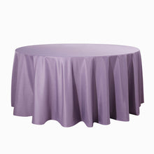 Violet Amethyst 132 Inch Seamless Polyester Round Tablecloth