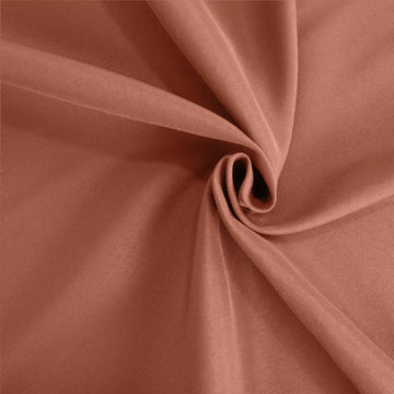 Enhance Your Event Decor with the Terracotta (Rust) Round Tablecloth