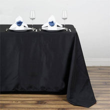 50 inch x120 inch Polyester Tablecloth - Black