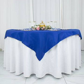 Add a Touch of Luxury with the Royal Blue Seamless Table Overlay