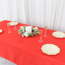 Rectangle Tablecloth 54 Inch x 96 Inch Red Polyester