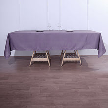 Amethyst Rectangular Polyester Tablecloth 60 Inch x 126 Inch Seamless