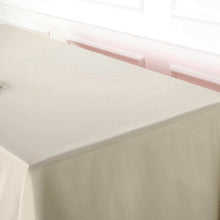 Beige Seamless Polyester Rectangular Tablecloth - 60inch x 102inch