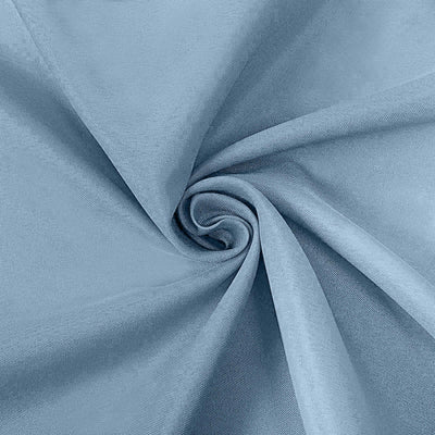 Light blue fabric in a spiral pattern, showcasing texture and softness.