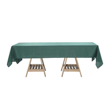 Rectangular Polyester Hunter Emerald Green Tablecloth 60 Inch x 102 Inch