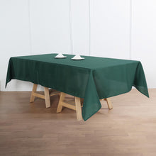 Rectangular Tablecloth Hunter Emerald Green Polyester 60 Inch x 102 Inch