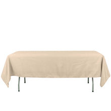 60X102 Inch Rectangular Tablecloth In Nude