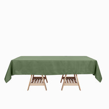 Polyester Olive Green Tablecloth 60 Inch x 102 Inch Rectangular