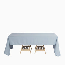 60 Inch x 126 Inch Dusty Blue Seamless Polyester Rectangular Tablecloth