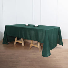 Rectangular Tablecloth Hunter Emerald Green Seamless Polyester 60 Inch x 126 Inch