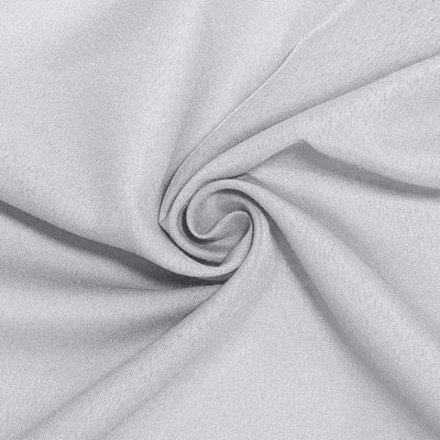 Gray fabric texture in a spiral pattern.