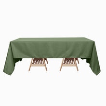 Seamless Rectangular Tablecloth 60 Inch x 126 Inch Olive Green