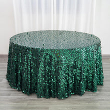Big Payette 120 Inch Hunter Emerald Green Round Tablecloth