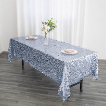 Big Payette 60 Inch By 102 Inch Dusty Blue Rectangle Tablecloth