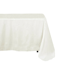 72 Inch x 120 Inch Ivory Rectangle Tablecloth In Polyester 