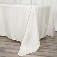 Rectangle Tablecloth 72 Inch x 120 Inch In Ivory Polyester 