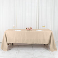 Polyester Table Covering 72X120 Inches Size Nude