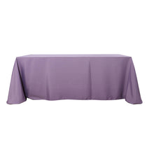 Rectangular Polyester Violet Amethyst Tablecloth 90 Inch x 132 Inch