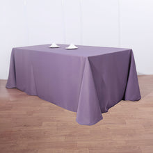Rectangular Tablecloth Violet Amethyst Polyester 90 Inch x 132 Inch