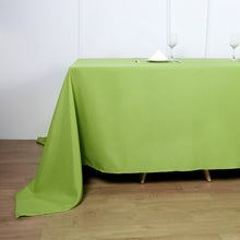 90 Inch x 132 Inch Apple Green Polyester Rectangular Shape Tablecloth