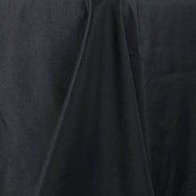 Black Seamless Rectangular 90 Inch x 132 Inch Tablecloth In Premium Polyester 190 GSM#whtbkgd