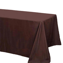 Polyester Tablecloth In Chocolate Rectangular 90 Inch x 132 Inch