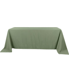 Eucalyptus Sage Green 90x132 Inch Polyester Rectangular Tablecloth