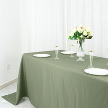 Eucalyptus Sage Green 90x132  Inch Polyester Tablecloth