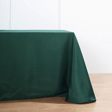90 Inch x 132 Inch Rectangular Green Tablecloth Polyester
