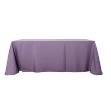 Rectangular Polyester Violet Amethyst Tablecloth 90 Inch x 156 Inch