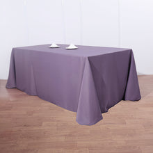 Violet Amethyst Rectangular Polyester Tablecloth 90 Inch x 156 Inch