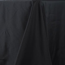 Seamless Tablecloth 90 Inch x 156 Inch In Black 190 GSM Premium Polyester#whtbkgd