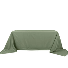Eucalyptus Sage Green Polyester Rectangular Tablecloth 90x156 Inch 