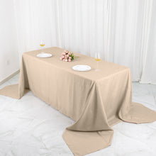 90x156 Inch Tablecloth Nude Polyester Rectangular