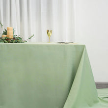 90 Inch x 156 Inch Rectangular Tablecloth In Sage Green Polyester