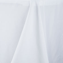 90 Inch x 156 Inch Rectangular Seamless Tablecloth In White 190 GSM Premium Polyester#whtbkgd
