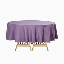 Round Tablecloth 90 Inch Violet Amethyst Polyester