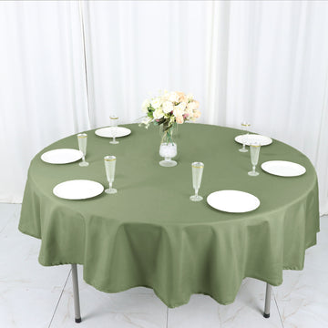 Go Green with the Dusty Sage Green Reusable Table Linen