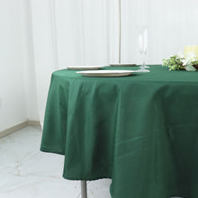 Hunter Emerald Green 90 Inch Round Tablecloth Polyester