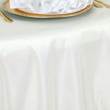 90 Inch Ivory Round Tablecloth In Polyester