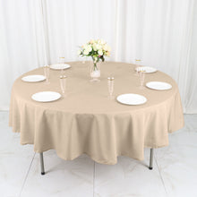 Round Tablecloth Nude Polyester 90 Inches