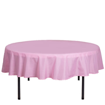 Create a Stunning Ambiance with Pink Seamless Tablecloth