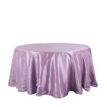 132 Inch Violet Amethyst Tablecloth In Seamless Accordion Crinkle Taffeta
